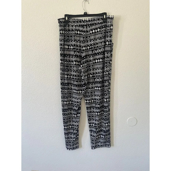 concepts new york womens pants white black size Large Pockets - Picture 6 of 12